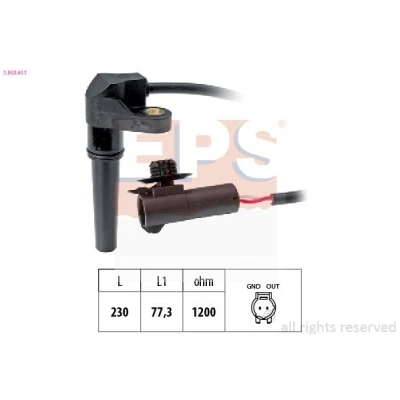 Imagen de EPS 1.953.617 Sensor de revoluciones, caja automática