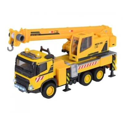 Imagen de Majorette Grand Series Volvo camión grúa 22 cm (Escala 1/43ª) Sonidos y Luces, a Partir de 3 años 213723004