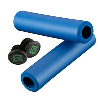 Imagen de ROCKBROS 1 Par Puños de Bicicleta Esponja, Empuñaduras Manillar para MTB BMX, Diámetro 2,2 cm