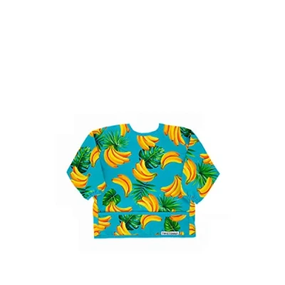 Imagen de TWISTSHAKE Babero con mangas impermeable bebé, a partir de 6 meses, Plátano, Banana (A 43 103)