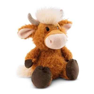 Imagen de NICI Peluche Vaca de Las Tierras Altas McMooray 33cm marrón Juguete Hecho Suave Tejido Peludo para abrazar y Jugar, niños Adultos, Gran Idea Regalo