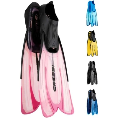 Imagen de Cressi Agua Short, Aletas de Snorkeling Unisex Adulto, Rosa, 35/36