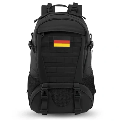 Imagen de Jueachy Mochila Militar 30L Táctica Molle Impermeable Gran Capacidad de Senderismo Trekking Viaje Pesa Camping Escalada Montañismo
