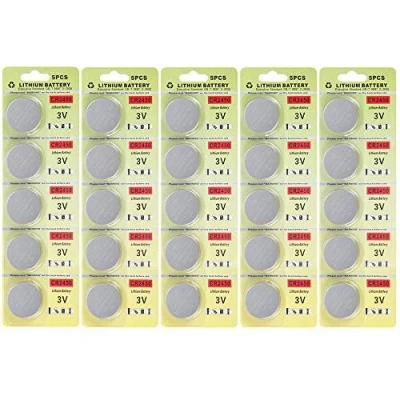 Imagen de Fortuna 25 Pack CR2450 Batería de 3V El Litio CR 2450
