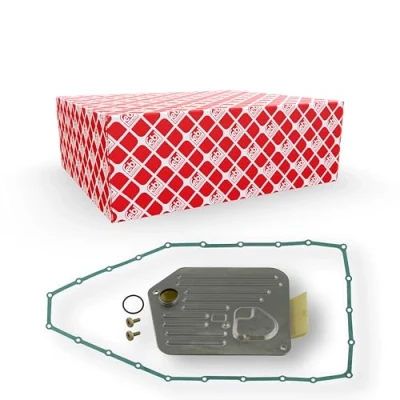 Imagen de FEBI BILSTEIN 23957 Kit filtro hidrtáulico, caja automática con junta anular, tornillos BMW: 5 Berlina, 7, 8