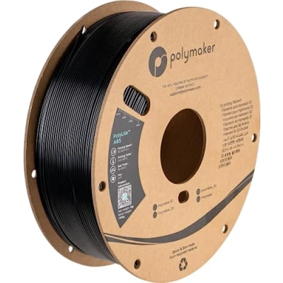 Imagen de Polymaker PolyLite ABS Negro 1,75mm 1kg