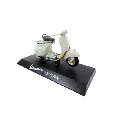 Imagen de OPO 10 Colección Scooter en Miniatura 1/18 Compatible con Piaggio Vespa 150 Gris 1955 Ves0041