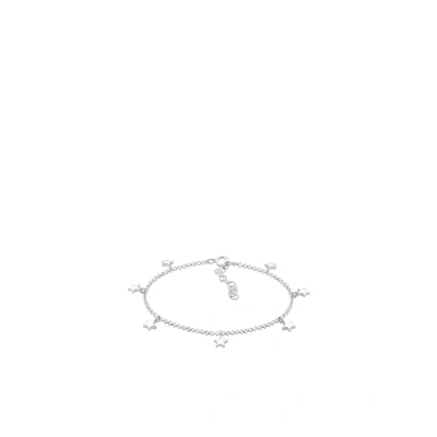 Imagen de Elli Anklet Stars Pulsera silvercoloured, Mujer, Talla: 22, Silver coloured