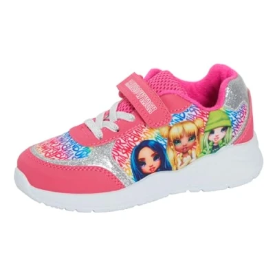 Imagen de Rainbow High Zapatillas deportivas para niñas y niños, a la moda, fáciles de tocar, con cierre, multicolor, 13 UK Child