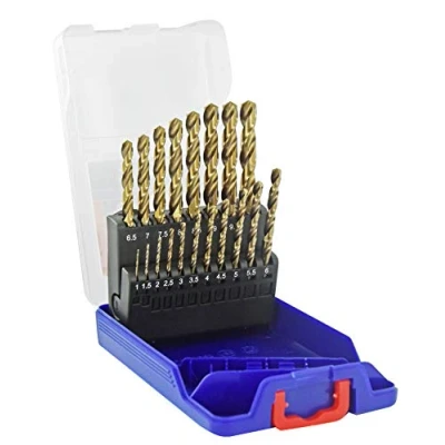 Imagen de TIVOLY 11455070015 Estuche E TC 19 brocas metal HSS E5 Ø 1&gt;10 mm x1/2