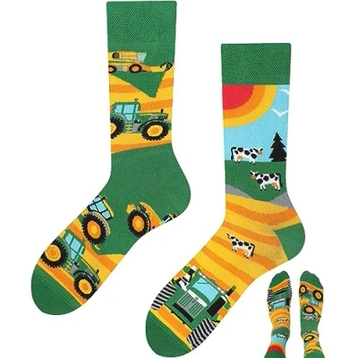 Imagen de TODO divertidos Calcetines con diseño para hombre y mujer multicolor, locos, Agricultura, 35 38