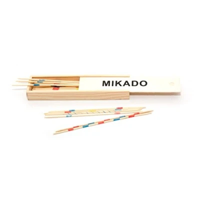 Imagen de Jeujura JeujuraJ64223 Mikado Juego en Estuche de Madera, Multicolor
