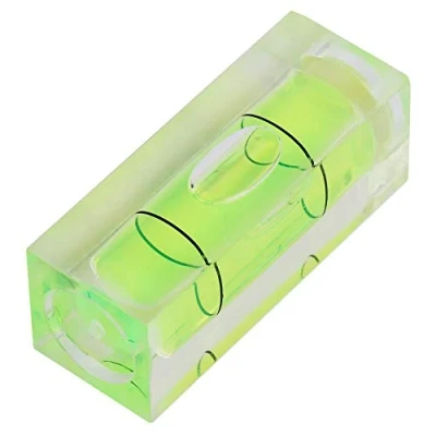 Imagen de 5pcs 15 * 40MM Mini nivel de Burbuja calidad cuadrada Herramienta medición pequeño ajuste ángulo Balance del instrumento