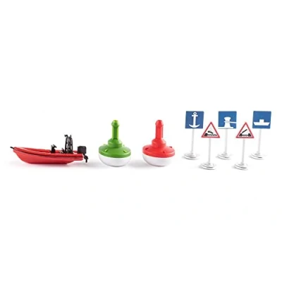 Imagen de siku 5592, Set de accesorios para cursos agua, Plástico, Multicolor, Versatilidad juego
