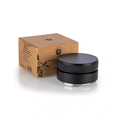 Imagen de Buddy&#039;s Bar Barista Edition, distribuidor de café, diámetro 58 mm, base 3,5 cm, herramienta nivelación para posos café expreso acero inoxidable, aluminio, portafiltros mm
