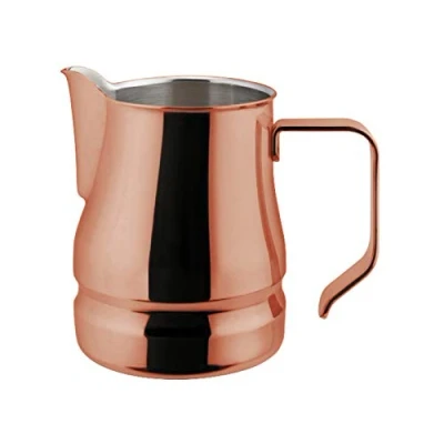 Imagen de ILSA Leche Evolution para Cappuccino y Leche, Acero Inoxidable 18/10, Color Cobre, Tazas 6, Capacidad 50 cl