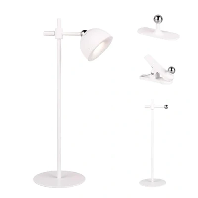 Imagen de Reality Leuchten Lámpara de mesa LED recargable Maxima, blanca, altura 41 cm, plástico