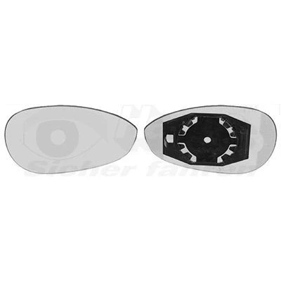 Imagen de VAN WEZEL 1624832 Cristal de Espejo derecha FIAT: 500 C Cabrio, Grande Punto Hatchback, ABARTH: 500C / 595C 695C Cabrio