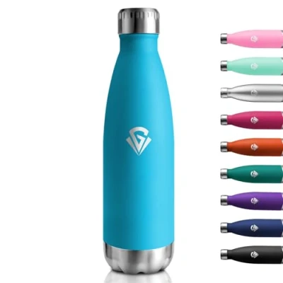 Imagen de Botella Termica 750ml, Agua Acero Inoxidable con Doble Pared, sin BPA, Cantimplora Reutilizable a Prueba de Fugas para Gimnasio, Oficina, Colegio, Senderismo, Deporte, Outdoor