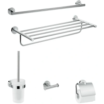 Imagen de Hansgrohe 41728000 Grifería, Cromo, Set de accesorios 5 piezas