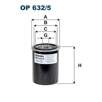 Imagen de FILTRON OP 632/5 Filtro de aceite 3/4 16 UNF enroscable HYUNDAI: Getz, Tucson, Santa Fe I, KIA: Sportage II, CARENS 2