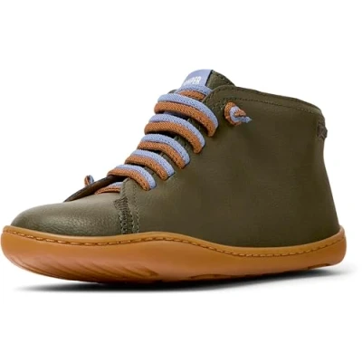 Imagen de Camper PEU CAMI Unisex Botines con cordones para niños, Talla: 38, Dark green Zapatos