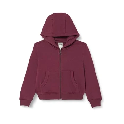 Imagen de Mukua Byron Kids, Sudadera niños con cremallera y capucha, color Wine, Talla 7/8