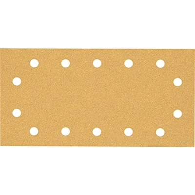 Imagen de Bosch Professional 10 x Lijas Expert C470 con 14 agujeros, para Madera dura, Pintura sobre madera, 115 230 mm, Grano 60, Accesorios Lijadora orbital