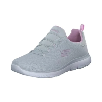 Imagen de Skechers Summits Good Taste, Zapatillas de Deporte Mujer, Light Grey Mesh/Lavender Trim, 42 EU