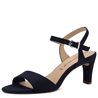 Imagen de Tamaris Damen 1 28028 42, Sandalia con talón Mujer, Navy, 36 EU