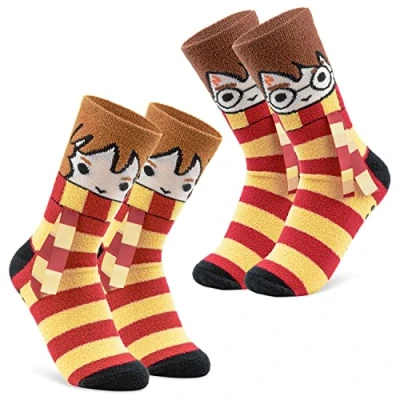 Imagen de Harry Potter Calcetines Antideslizantes Mujer de Casa Pack 2