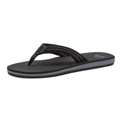 Imagen de Quiksilver Carver Suede Sandal M, Sandalia para Hombre, Negro (Solid Black), 45 EU
