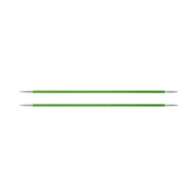 Imagen de KnitPro 15 cm x 3,50 mm Aluminio Tejer Zing de Doble, Verde