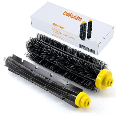 Imagen de BAKUUM x2 Rodillos principales, Cepillo central para iRobot Roomba Serie 600 y 700. multifunción de cerdas silicona
