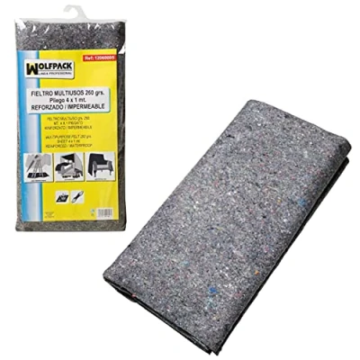 Imagen de WOLFPACK LINEA PROFESIONAL Fieltro Multiusos Pliego 4x1metros Reforzado/Impermeable