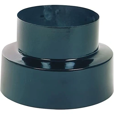 Imagen de WOLFPACK LINEA PROFESIONAL Reducción Estufa Vitrificado Color Negro de 150 a 120 mm.