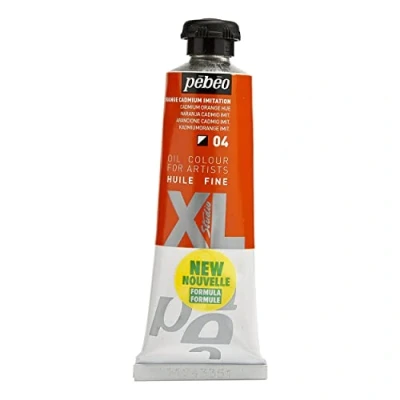 Imagen de Pébéo Óleo Fine XL, 37 ml, Imitación de cadmio, color naranja, pintura al óleo cadmio naranja ml