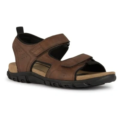 Imagen de Geox U Strada Sandalias de senderismo, Hombre, Talla: 41, Dark brown Zapatos