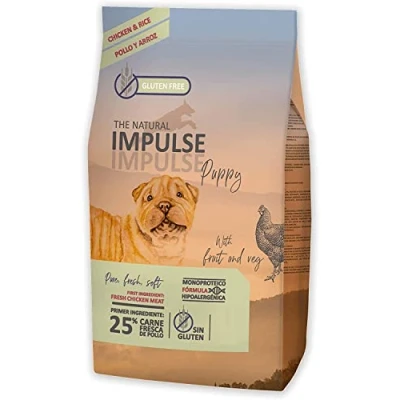 Imagen de IMPULSE Pienso para Perros Natural Dog Puppy Chicken 12 Kg