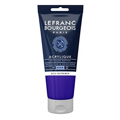 Imagen de Lefranc &amp; Bourgeois Fine Pintura Acrilica, Azul (Ultramarine), 80 ml