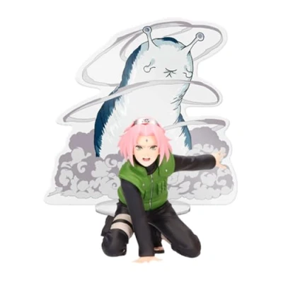 Imagen de BANPRESTO Figura de Acción Sakura Haruno Naruto Shippuden Panel Spectacle Special 9 cm, Multicolor, BP89268P