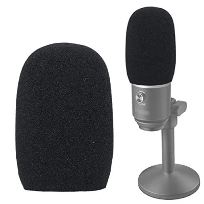 Imagen de FIFINE K670 Micrófono Filtro Anti Pop Pantallas Antiviento Cubiertas de Espuma Microfono para USB Microphone por YOUSHARES