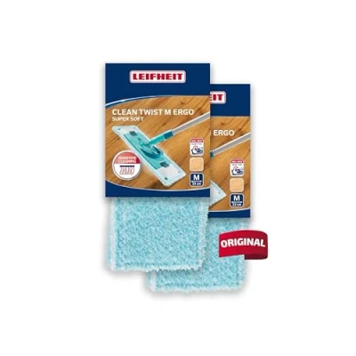 Imagen de Leifheit Funda para fregon, Poliéster, Turquesa, Set de 2