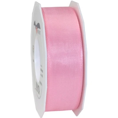 Imagen de Präsent Cinta de tafetán Europa rosa claro 40 mm ancho, 50 m longitud