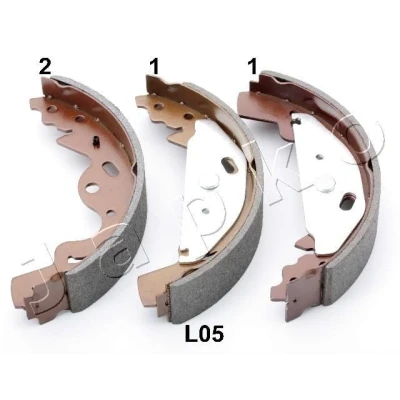 Imagen de JAPKO 55L05 Zapatas de Freno Eje trasero 260 45 LAND ROVER: Freelander I SUV, SUV Cabrio