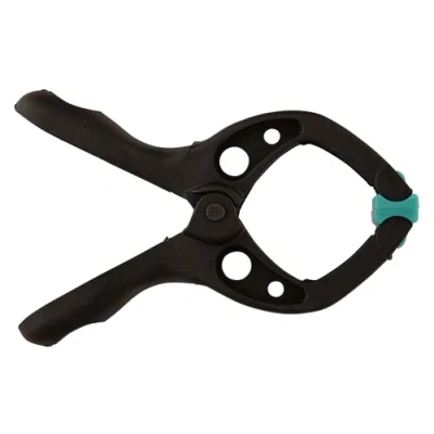 Imagen de wolfcraft 4 pinzas de resorte MINI 30 I 3432000 Herramienta versátil ideal para el hogar, bricolaje y las manualidades
