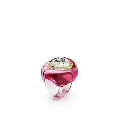 Imagen de Swarovski Dulcis Heart CUT Anillo, Mujer, Talla: 55, Pink