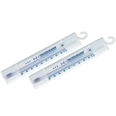 Imagen de FM Professional Termómetros Frigorifico Congelador, poliestireno,color blanco y azul. 2 ud s