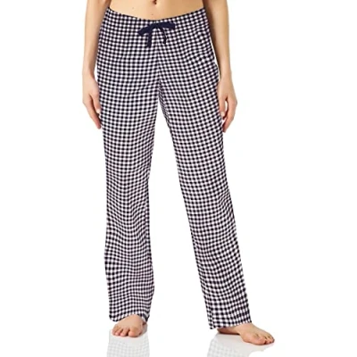 Imagen de Amazon Essentials Pantalón de Pijama Popelín Mujer, Negro Guinga, S