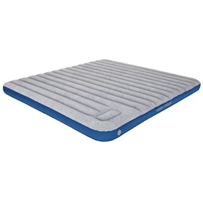 Imagen de High Peak 40047 Cama Hinchable, Gris Claro/Azul, 210 x 185 20 cm